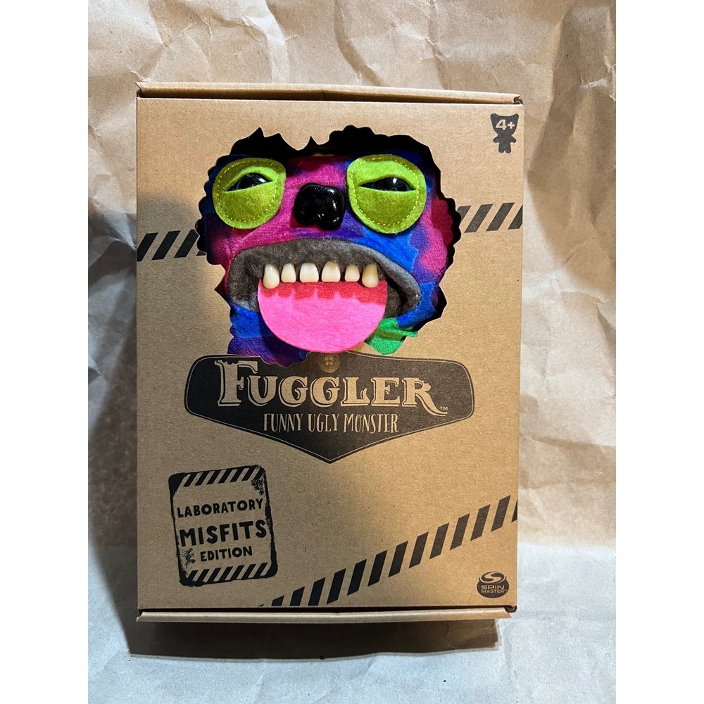 Fuggler 9" Plush Laboratory Misfits Tongue Tie Dye Funny Ugly Monster Toy